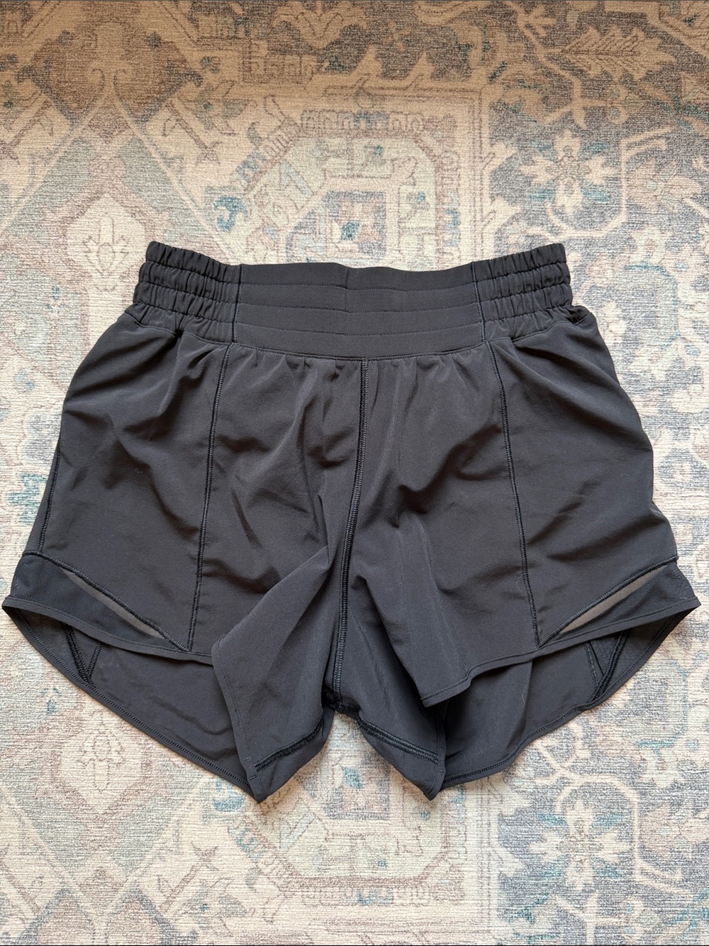 lululemon athletica Black Women's Lined Running Shorts